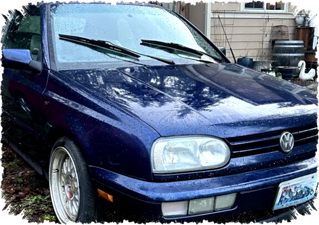 1996 Volkswagen Cabrio Aqua Blue: Proyek Lengkap dengan Transmisi Manual 5-Speed dan Modifikasi Premium