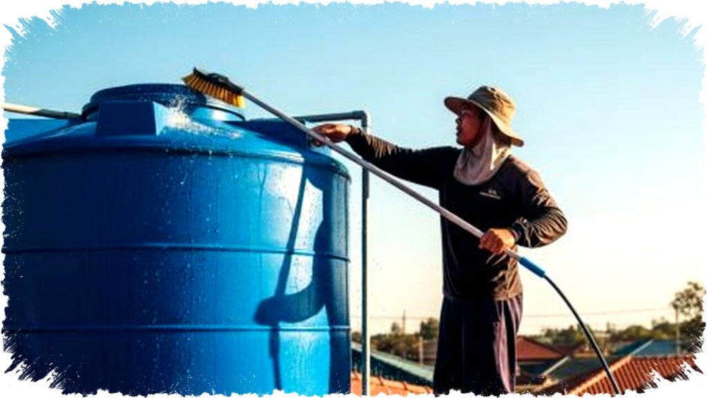 11 Tips Menguras Toren Air Efektif Bersihkan Kotoran & Lumut dengan Alat Sederhana