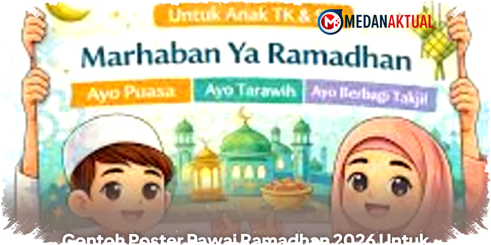 Contoh Poster Pawai Ramadhan 2026 Anak SD: Template Canva Siap Edit & Download Gratis