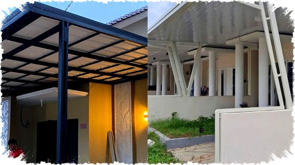 7 Model Kanopi Baja Ringan Terbaik untuk Atasi Teras Panas & Bocor Saat Hujan