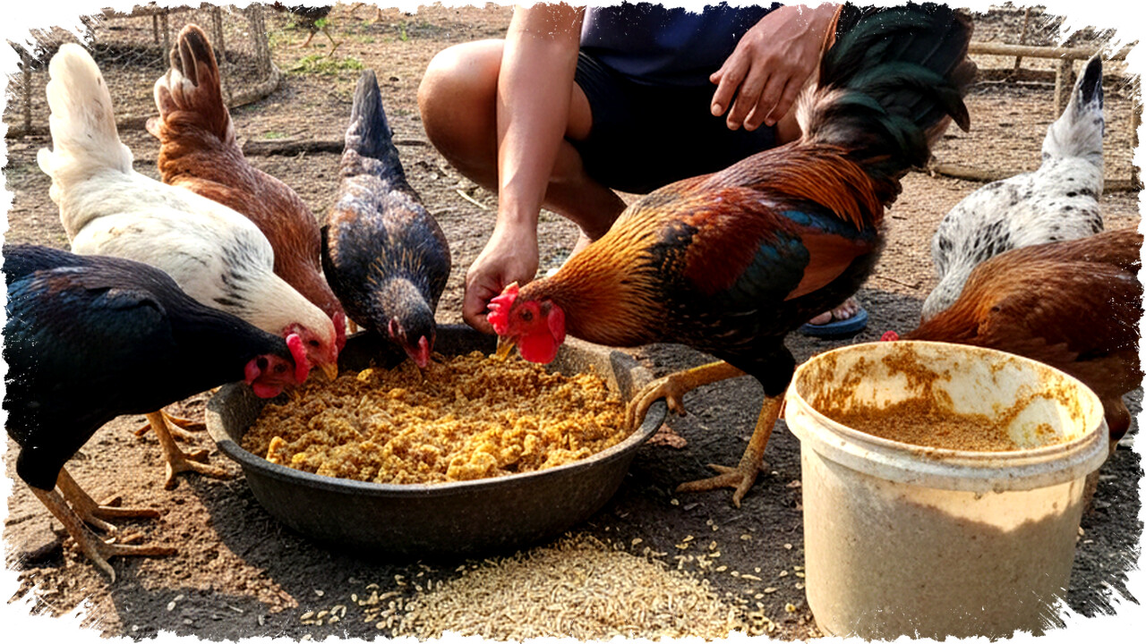 7 Cara Meramu Pakan Ayam Bebas Pabrik Skala Rumahan, Rahasia Racikan Nutrisi Efektif Peternak