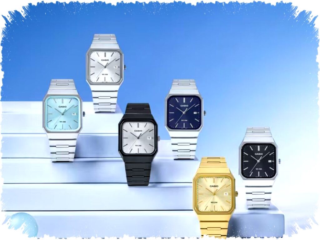Casio Perkenalkan Jam Tangan Analog MTP-B185 dengan Desain Kotak dan Material Logam Tahan Air