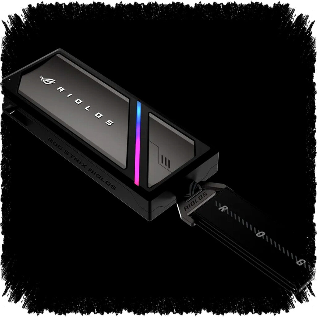 ASUS ROG Strix Aiolos: Enclosure SSD USB-C 20Gbps dengan Dukungan NVMe & Pendingin Ganda