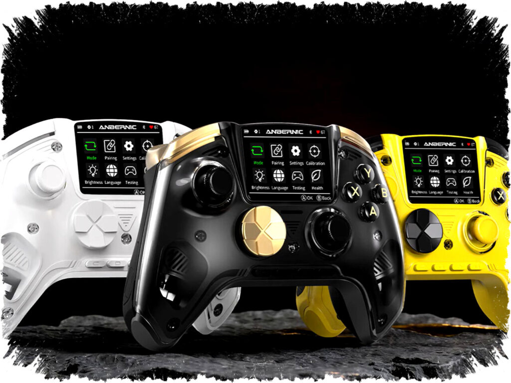 Anbernic Rilis Kontroler Wireless Bluetooth Serbaguna dengan Layar dan Mode Multi-Platform