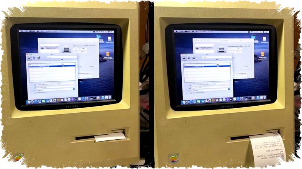 Modifikasi Retro Apple Mac dengan Printer Thermal Gantikan Floppy, Ditenagai Otak Mac Mini Modern
