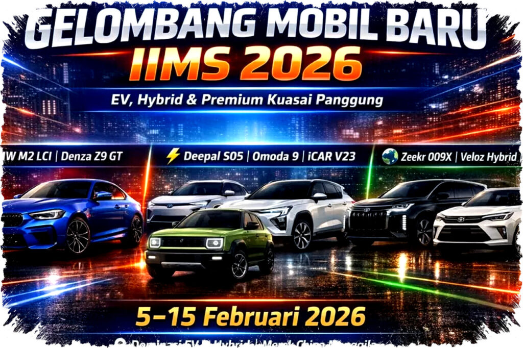 Gelombang Mobil Baru Hybrid & EV Ramaikan IIMS 2026 dengan Teknologi Canggih dan Performa Tinggi