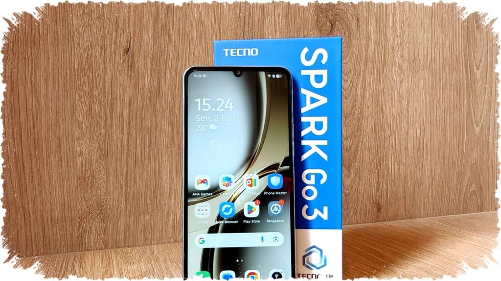 Unboxing Tecno Spark Go 3: HP Android Rp 1 Jutaan dengan Layar 120Hz & Fitur AI Canggih