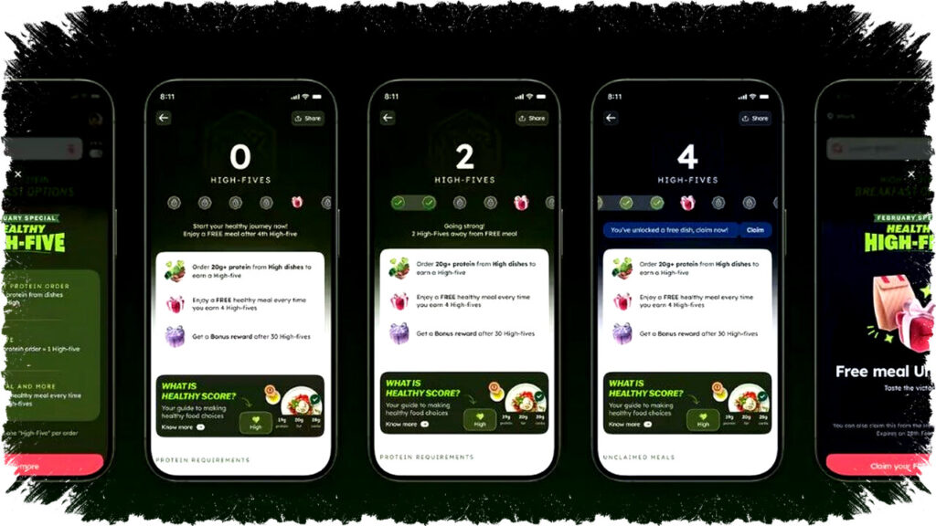 Tantangan Healthy High-Five: Cara Mudah Dapat Makan Protein Tinggi Gratis di Aplikasi Zomato