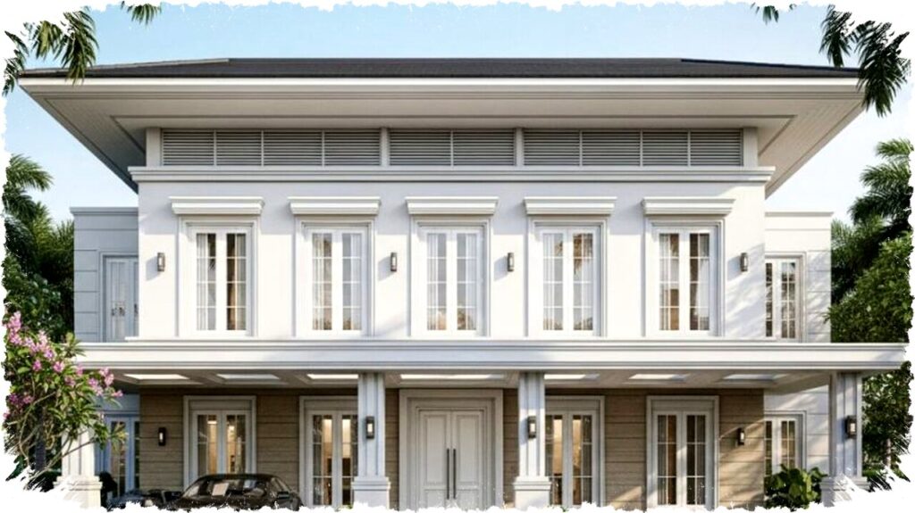 5 Inspirasi Fasad Rumah American Style yang Adaptif dan Nyaman untuk Iklim Tropis Indonesia