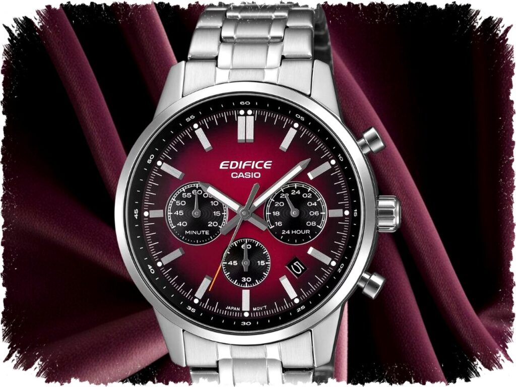 Casio Edifice EFR-575 Hadir dengan Bezel Metal Tipis dan Desain Chronograph Sporty Elegan