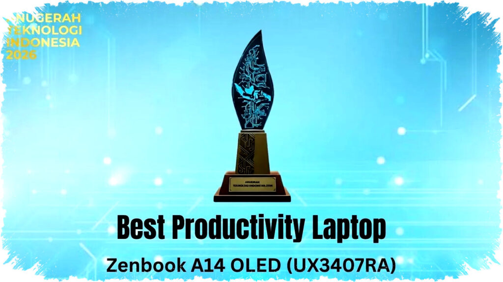 ASUS Zenbook A14: Laptop Ringan , Layar OLED, Baterai 32 Jam & Performa AI untuk Produktivitas Optimal