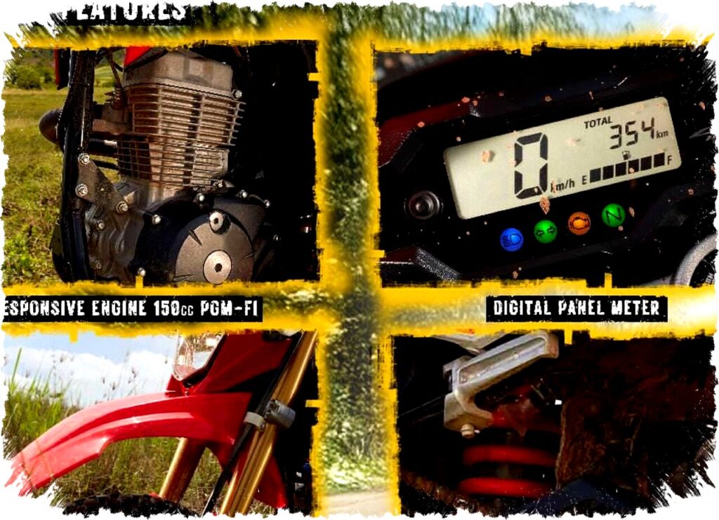 Honda CRF150L Motor Trail 150cc Tangguh untuk Petualang dengan Mesin dan Suspensi Andal