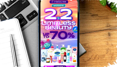 Diskon Watsons 2.2 Limitless Beauty Hingga 70%, Plus Gratis Ongkir & Voucher Spesial!