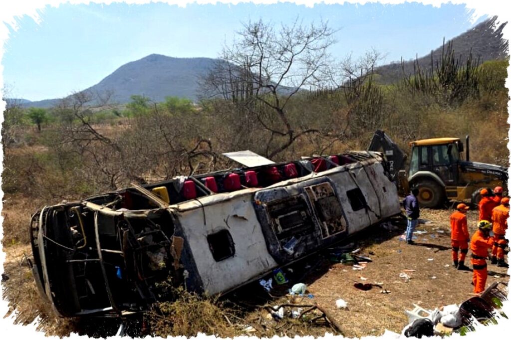 Tragis, Bus Kecelakaan di Alagoas Brazil Tewaskan 16 Orang Termasuk 4 Anak Usai Festival Religius