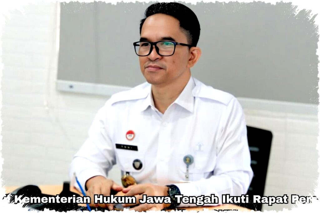 Kanwil Kemenkum Jawa Tengah Ikuti Rapat Persiapan Aplikasi SKM Tingkatkan Pelayanan Publik Digital