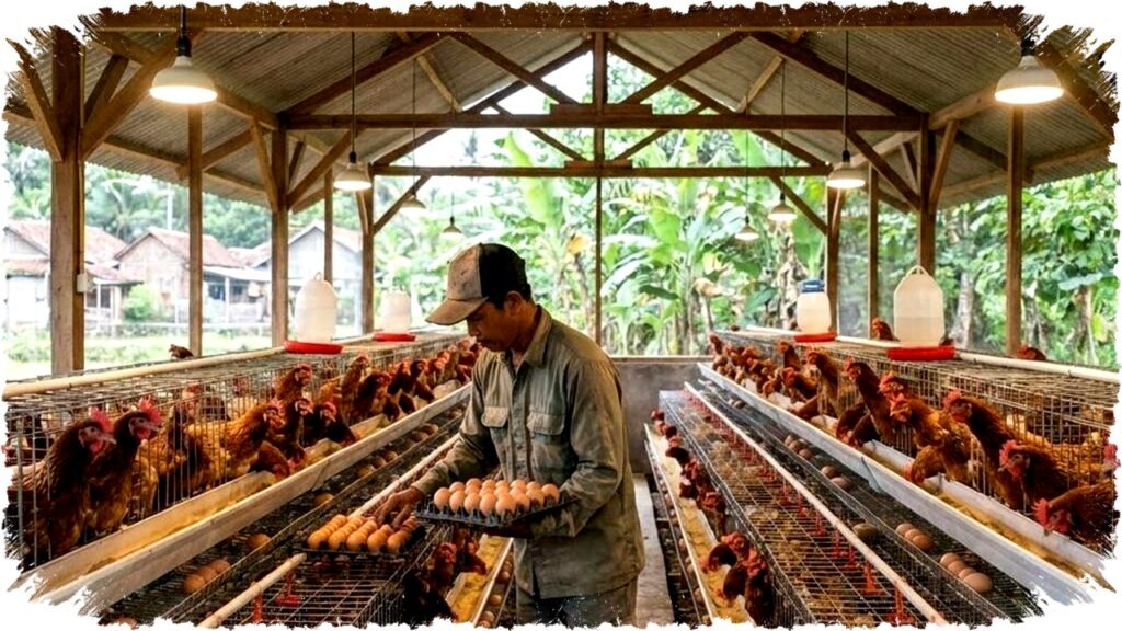 Panduan Lengkap Pilih Lampu LED Kandang Ayam Petelur Agar Produksi Telur Maksimal dan Hemat Listrik