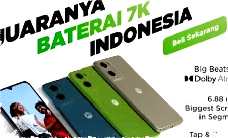 Rekomendasi HP Motorola Terbaru 2026: Baterai 7000 mAh, Performa Kuat & Tahan Lama