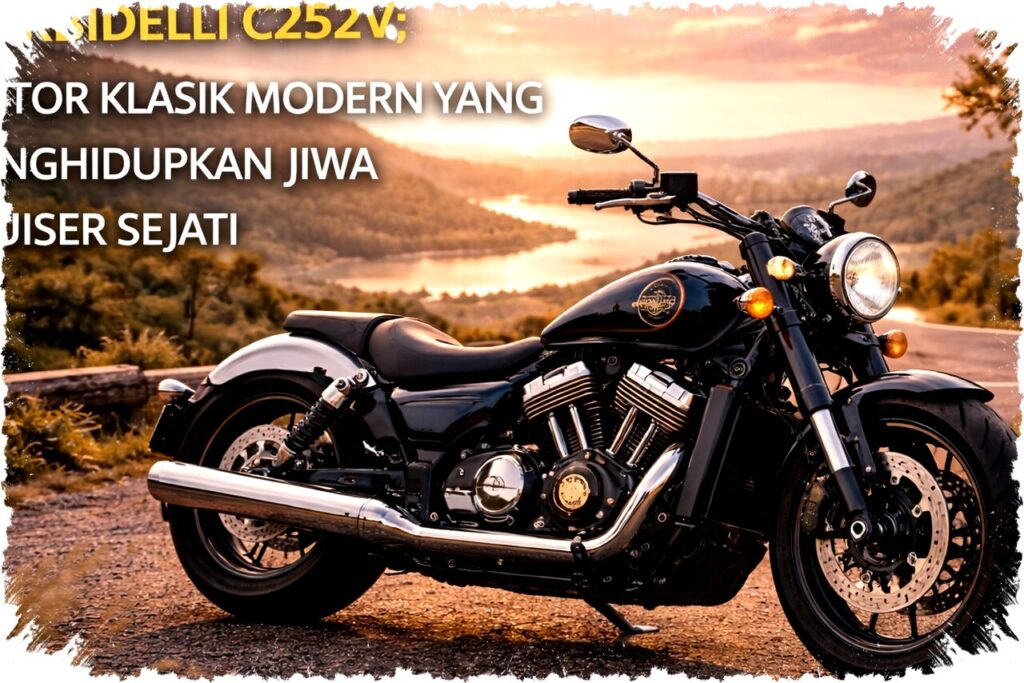 Morbidelli C252V: Motor Klasik Modern dengan Mesin V-Twin dan Desain Cruiser Ikonik