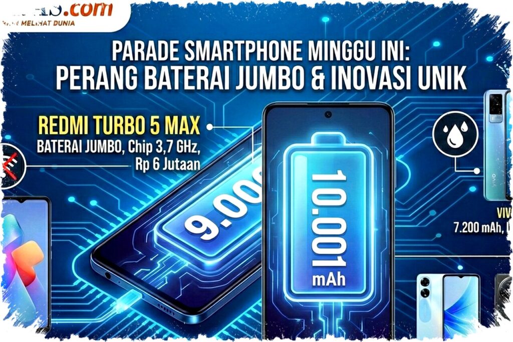 Redmi, Realme, Tecno Rilis Smartphone Baru: Baterai Jumbo & Panggilan Tanpa Sinyal Inovatif 2026