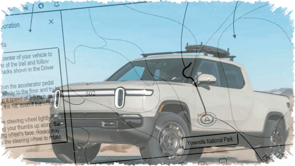 Rivian Ajukan Paten Digital Trail Guide, Inovasi Panduan Off-Road Pintar untuk Semua Level Pengemudi
