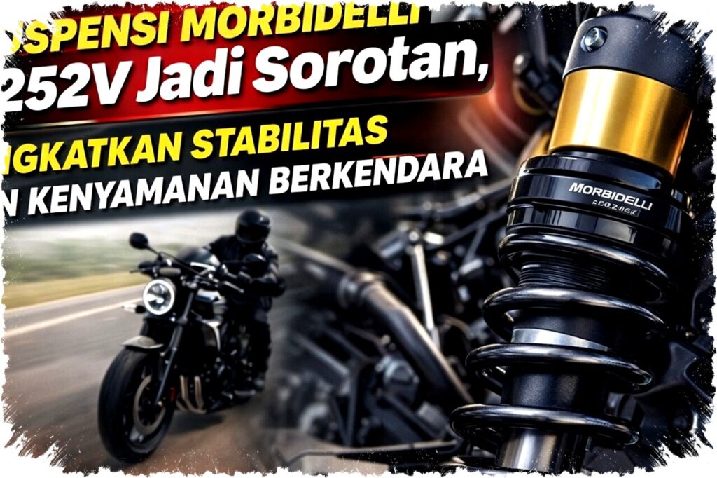 Suspensi Morbidelli C252V Tingkatkan Stabilitas dan Kenyamanan Motor Sport-Touring di Indonesia