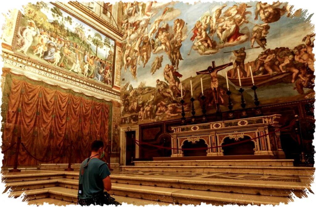 Restorasi Masterpiece "The Last Judgment" di Kapel Sistina, Lukisan Ditutup Sementara dengan Reproduksi HD