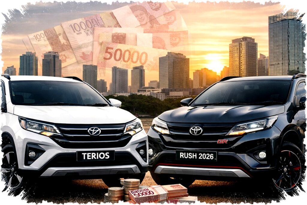 Daihatsu Terios 2026 Lebih Hemat, Toyota Rush 2026 Unggul Citra & Nilai Jual Tinggi