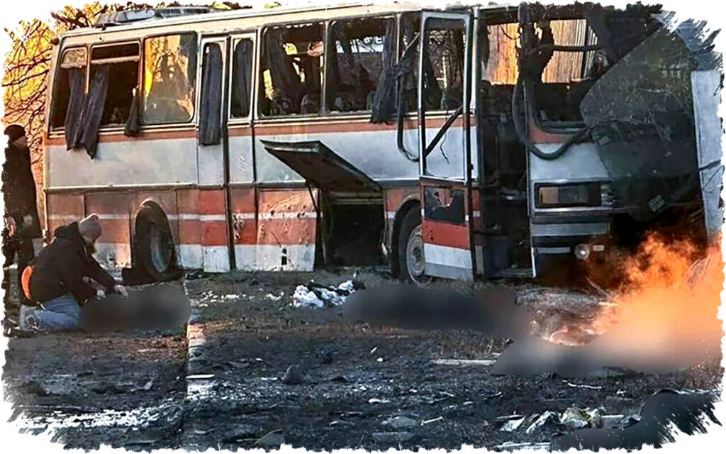Serangan Drone Rusia Tewaskan 15 Penambang Sipil di Bus DTEK, Jadi Serangan Terorisme