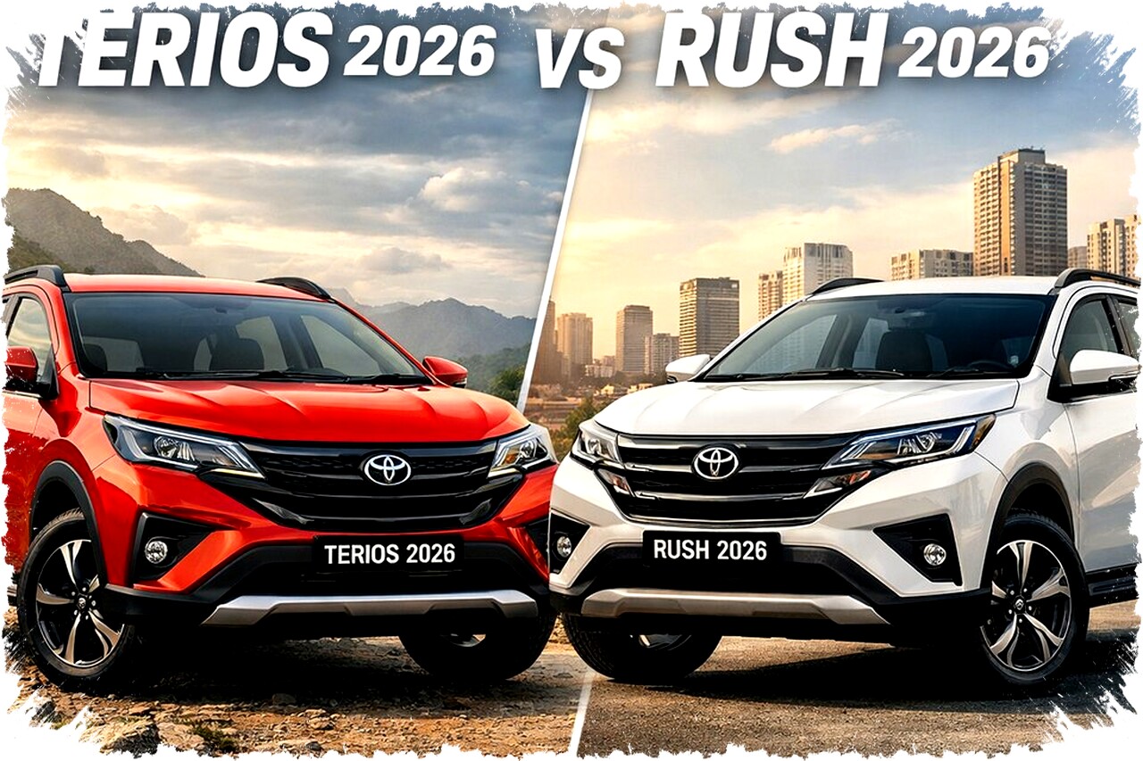 Daihatsu Terios 2026 vs Toyota Rush 2026: Pilih SUV 7-Penumpang Terjangkau dengan Fitur & Harga Terbaik Daihatsu Terios 2026 vs Toyota Rush 2026: Pilih SUV 7-Penumpang Terjangkau dengan Fitur & Harga Terbaik