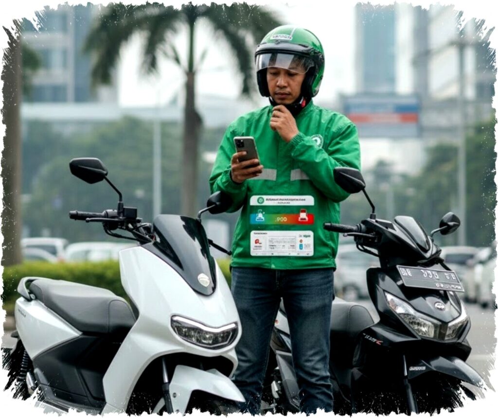 Komparasi Biaya Cas Motor Listrik vs Isi Bensin Matic 110cc untuk Ojek Online 2026, Mana Lebih Hemat?