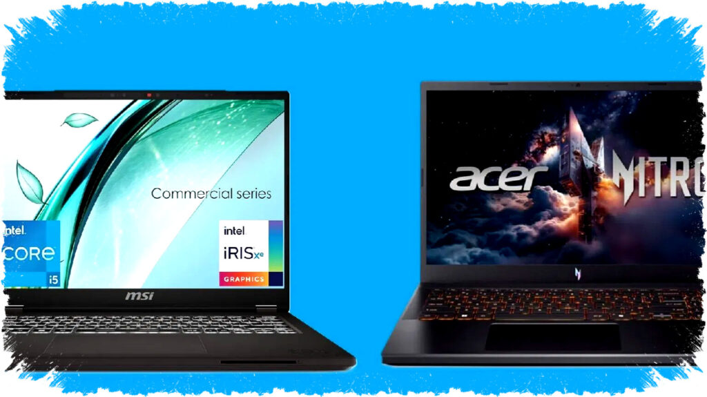Acer Nitro V15 vs MSI Commercial 14H: Pilih Laptop Gaming atau Bisnis dengan Performa & Baterai Optimal?