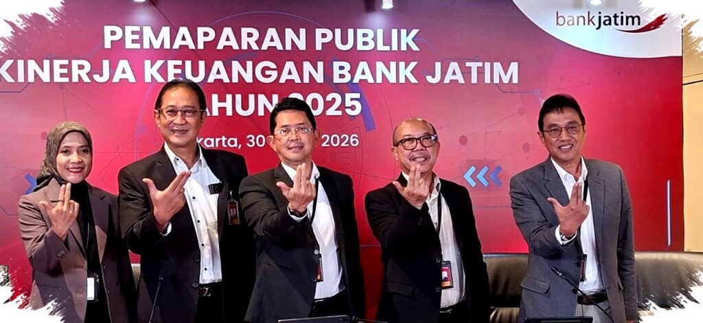 Transaksi Digital Jadi Kunci Laba Rp 1,54 Triliun Bank Jatim, Kredit Tumbuh Tipis
