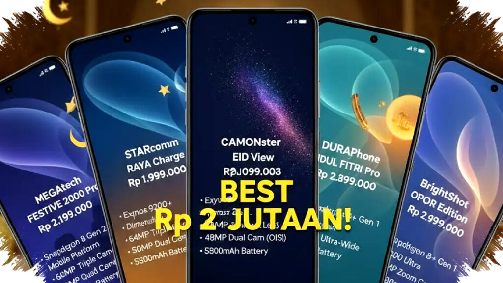 7 HP 2 Jutaan Terbaik Lebaran 2026, Speknya Gahar tapi Harganya Masih Masuk Akal!