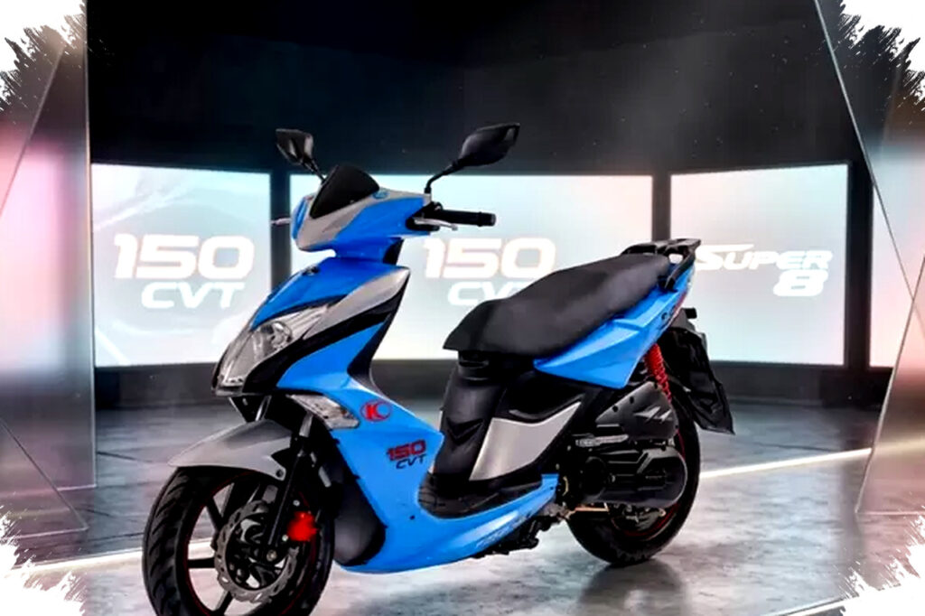 Mirip Aerox Lawas, Kymco Super 8 150 Melawan Vario 160 Dengan Mesin Karburator CMVT