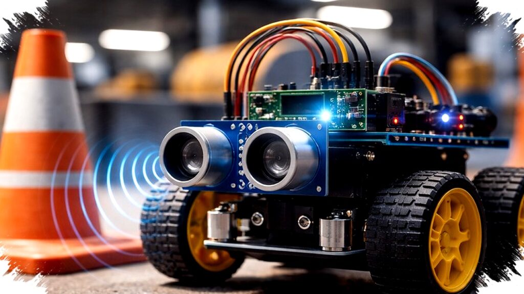 Sensor Ultrasonic Kecil, Kunci Robot Menghindari Tabrakan Dalam Gelap