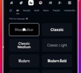 Font Dhurandhar 2 Hadir di Instagram Edits, Cara Pakainya Jangan Sampai Terlambat! Font Dhurandhar 2 Hadir di Instagram Edits, Cara Pakainya Jangan Sampai Terlambat!