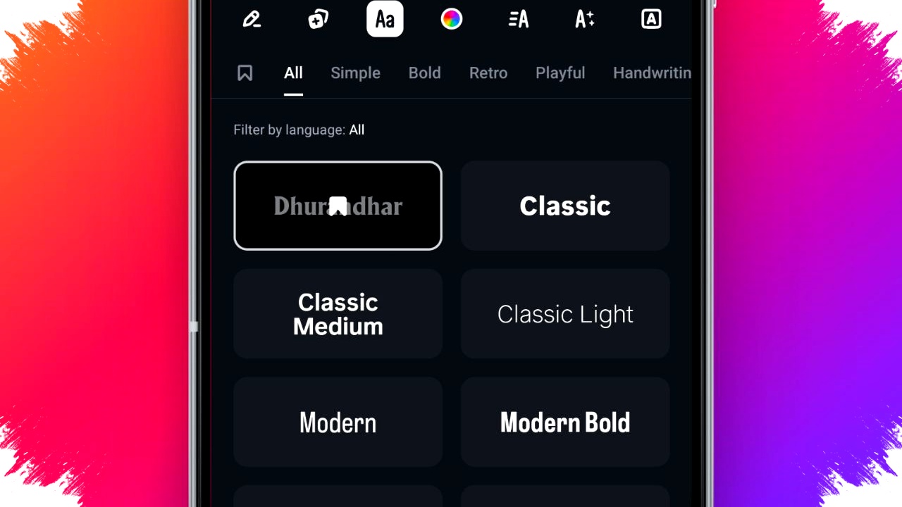 Font Dhurandhar 2 Hadir di Instagram Edits, Cara Pakainya Jangan Sampai Terlambat!