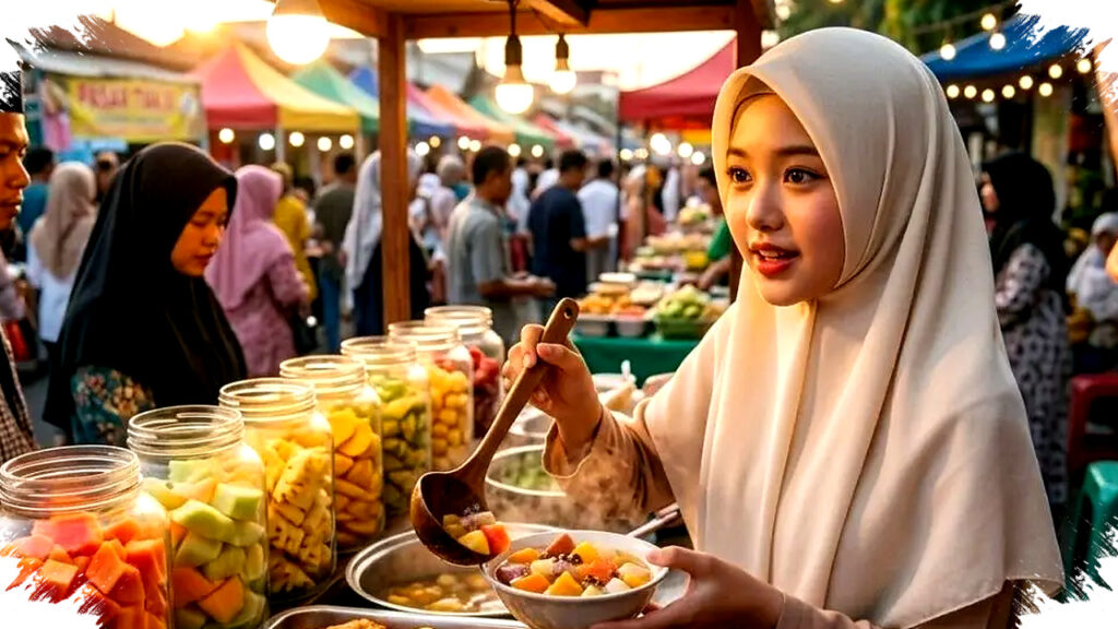 Prompt Gemini AI Ubah Foto Jadi Pedagang Takjil, Hasilnya Estetik Dan Natural