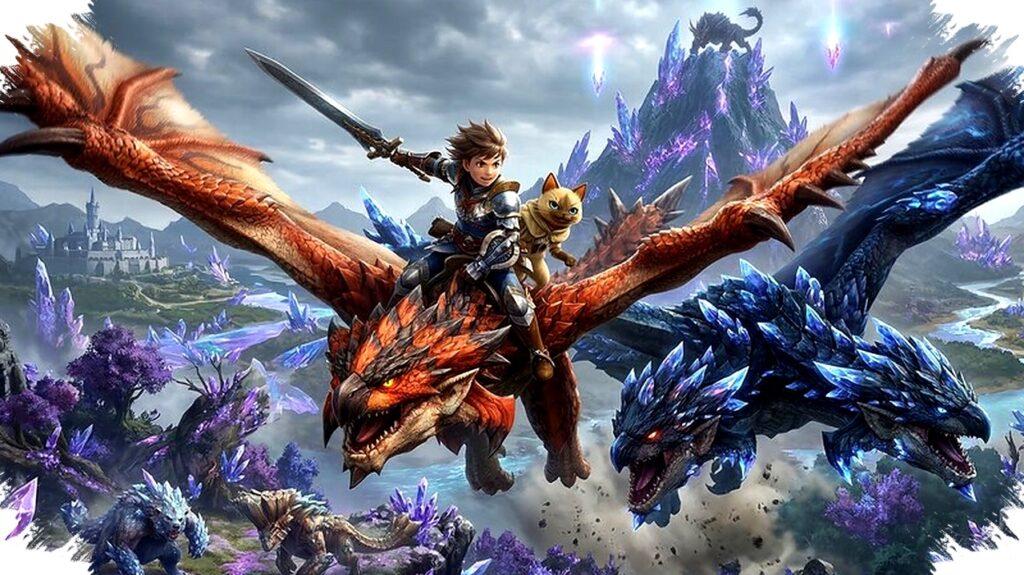 Monster Hunter Stories 3 Twisted Reflection, Duel Naga Kembar dan Krisis Azuria di 2026