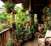 7 Balkon Kayu Paling Estetik dan Tahan Tropis, Dari Minimalis Hingga Taman Mini