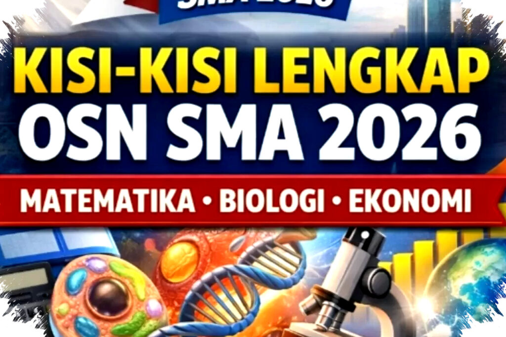 Kisi-Kisi OSN SMA 2026 Terkuak, Matematika, Biologi, dan Ekonomi Diprediksi Paling Menentukan