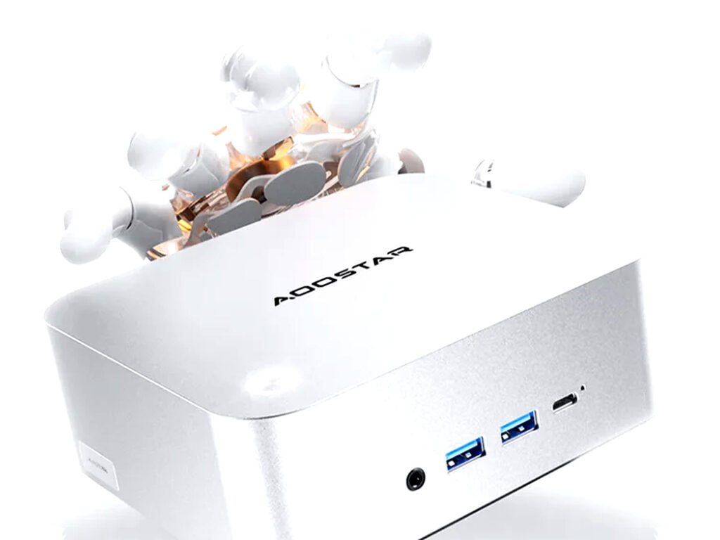 Aoostar MACO 470 Mini PC Meluncur, Ryzen AI 9 HX470 Bertemu USB4 Dan OCulink