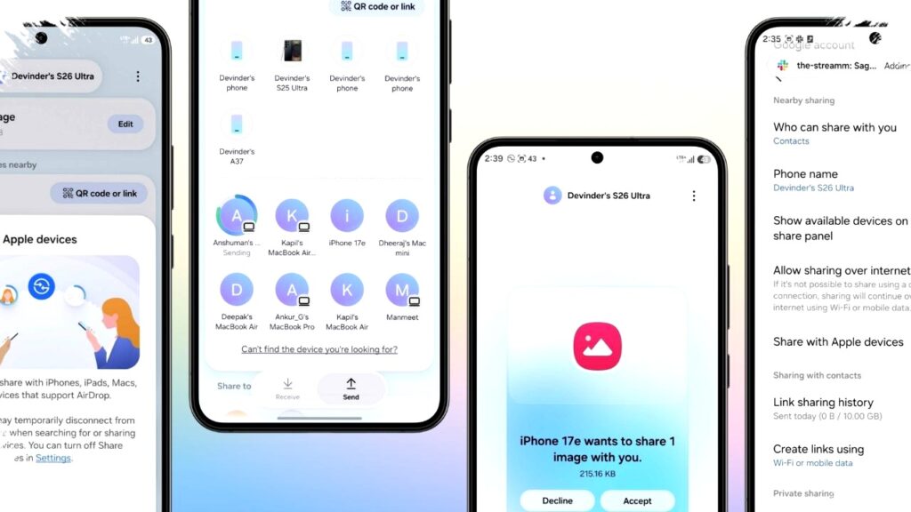 Samsung Galaxy S26 Kini Tembus AirDrop, Transfer File ke iPhone Akhirnya Semudah Ini