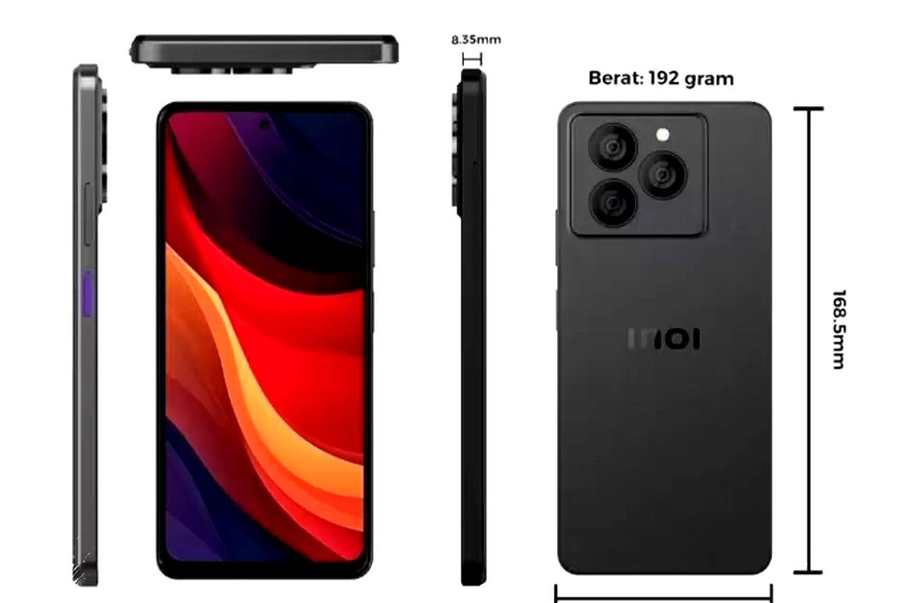 HP Rp1,7 Jutaan Memori 512GB, INOI A75 Usung Helio G99 dan Layar 120Hz