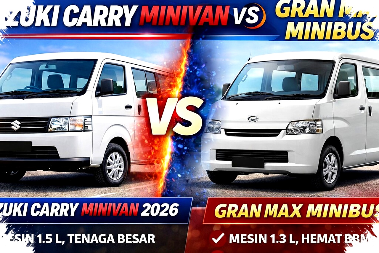 Duel Mobil Serbaguna 2026, Carry Lebih Muat Banyak atau Gran Max Paling Irit?
