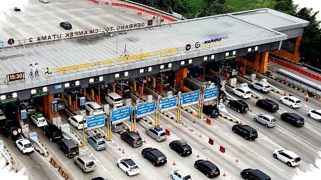 H+1 Lebaran Tol Jabodetabek-Jabar Padat, Arus ke Puncak Melonjak Paling Tajam