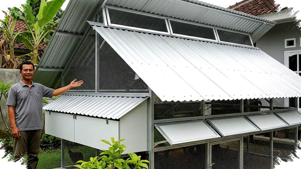 7 Model Kandang Ayam Modern Ventilasi Silang Bebas Lembap, Solusi Ampuh Lawan Bau dan Penyakit!