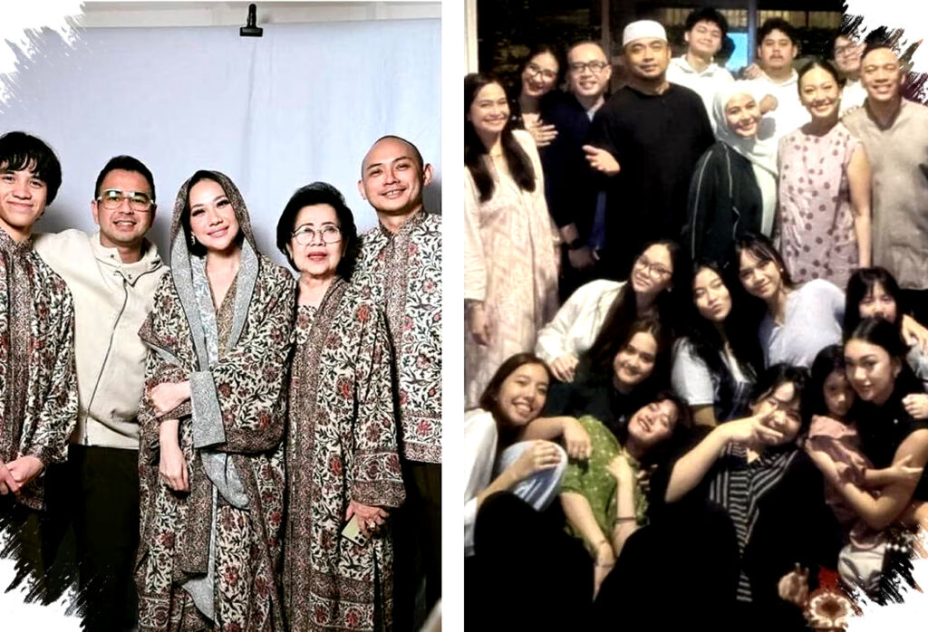 7 Gaya Lebaran 2026 Geng Artis Kompak Seragam Warna Bikin Netizen Iri, Siapa Paling Memukau?