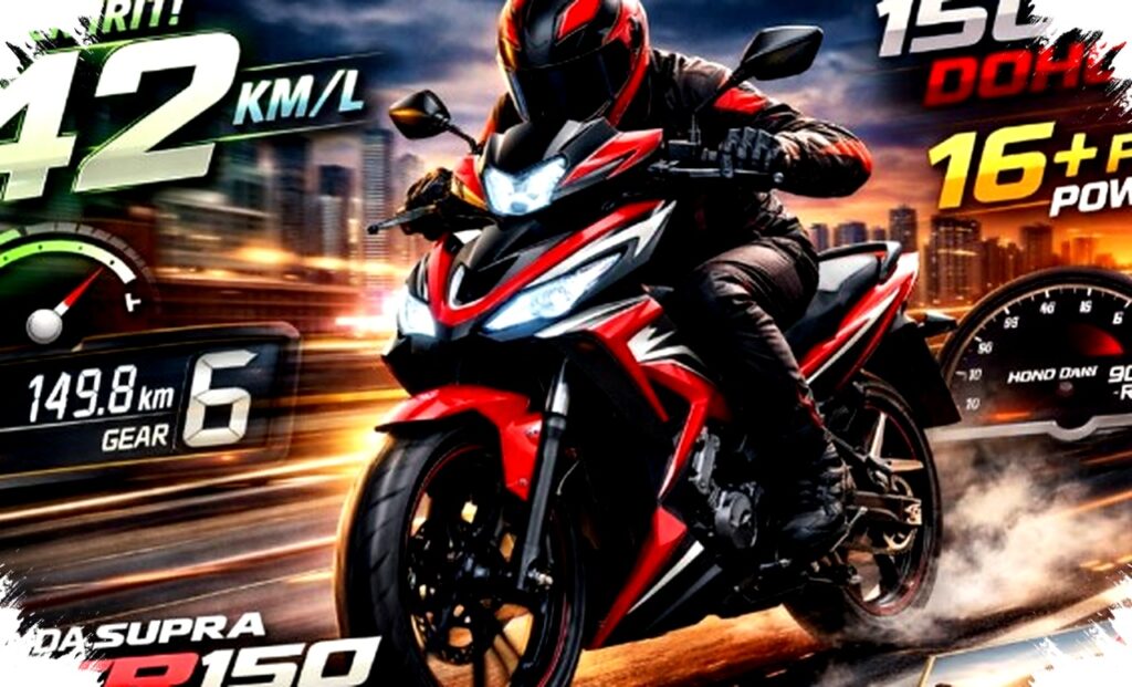 Honda Supra GTR150 2026 Kembali Mengaspal, 42 Km/Liter dan Tenaga 16 PS Jadi Jawaban