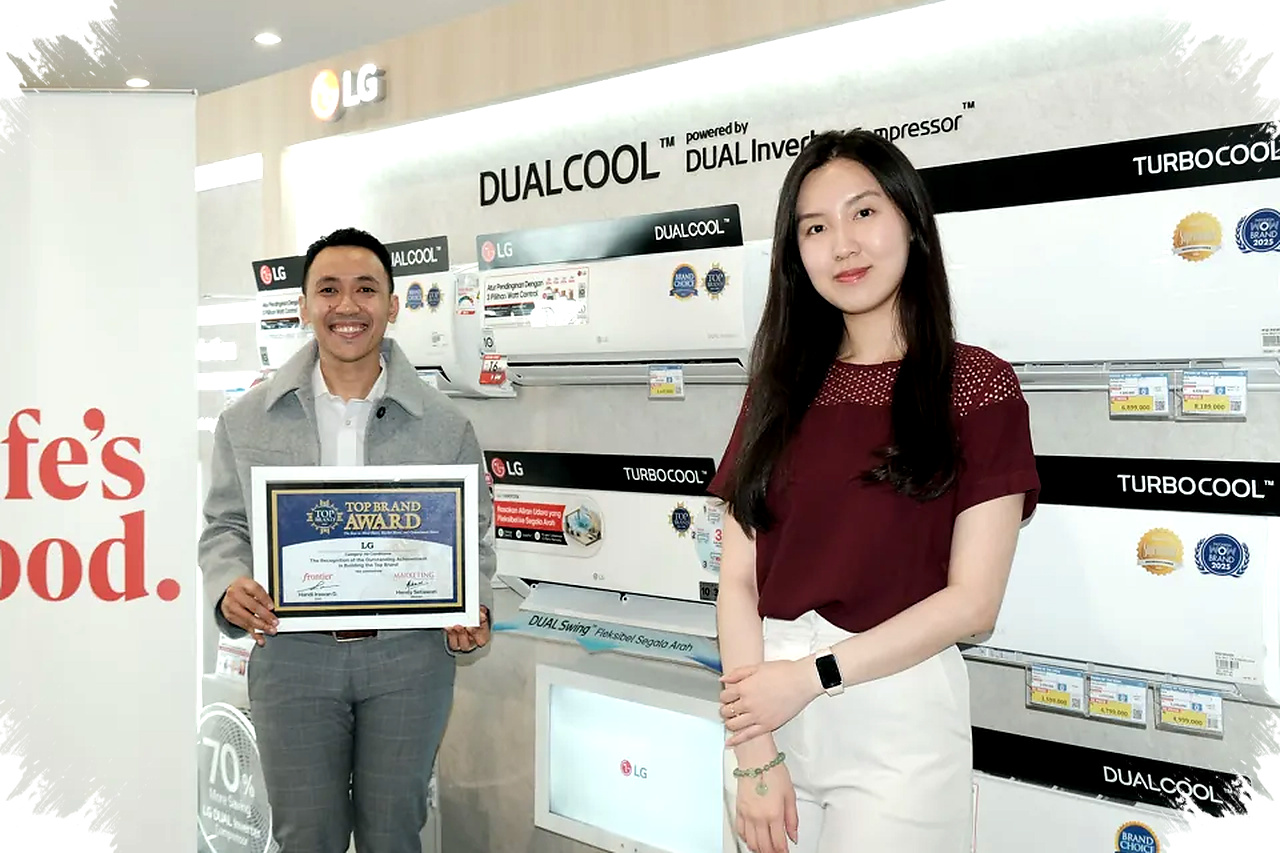 Konsisten Berinovasi Gandeng Teknologi Terdepan, AC LG Raih Top Brand Award 2026 Lagi